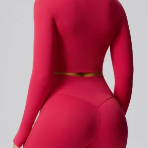 Short Jacket Gymshark Wholesale Light Pink Athletic Jacket Lightweight Workout Jacket Manufacturer