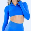Seamless Training Set Long Sleeve Crop Tops Wholesale Womens Sportswear Sports Set Top Seamless Seamless Training Set Long Sleeve Crop Tops Wholesale Womens Sportswear Sports Set Top Seamless