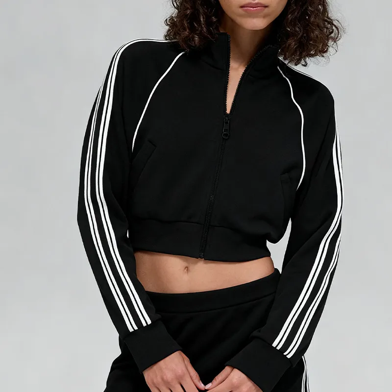 Women's Zip Up Athletic Jacket Custom Sportswear Manufacturer Athletic Lightweight Jacket