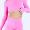 Seamless Training Set Long Sleeve Crop Tops Wholesale Womens Sportswear Sports Set Top Seamless Seamless Training Set Long Sleeve Crop Tops Wholesale Womens Sportswear Sports Set Top Seamless
