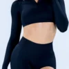 Seamless Training Set Long Sleeve Crop Tops Wholesale Womens Sportswear Sports Set Top Seamless Seamless Training Set Long Sleeve Crop Tops Wholesale Womens Sportswear Sports Set Top Seamless