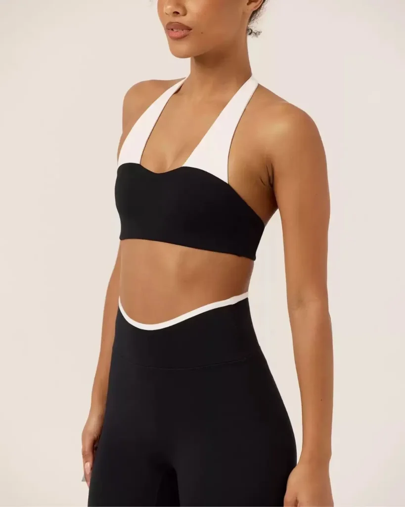 Wholesale Sports Bras Custom Gym Wear Manufacturers China Sports Apparel Built in Pads Sports Bra