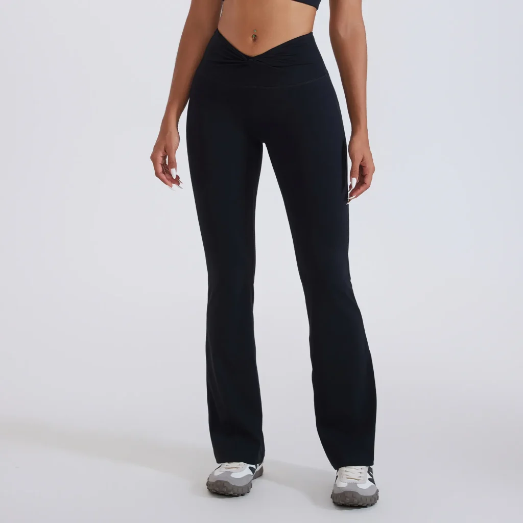 Yoga Pants VS Flared Leggings Private Label Athletic Wear Sports Apparel Wholesale Suppliers