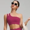 One-Shoulder Yoga Bra Sports Clothing Manufacturers Bra Fabric Material One-Shoulder Yoga Bra Sports Clothing Manufacturers Bra Fabric Material