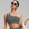 One-Shoulder Yoga Bra Sports Clothing Manufacturers Bra Fabric Material One-Shoulder Yoga Bra Sports Clothing Manufacturers Bra Fabric Material