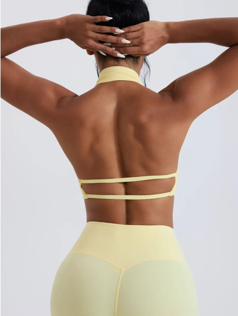 Bulk Sports Bras Best Material For Bras Built in Pads Sports Bra Manufacture