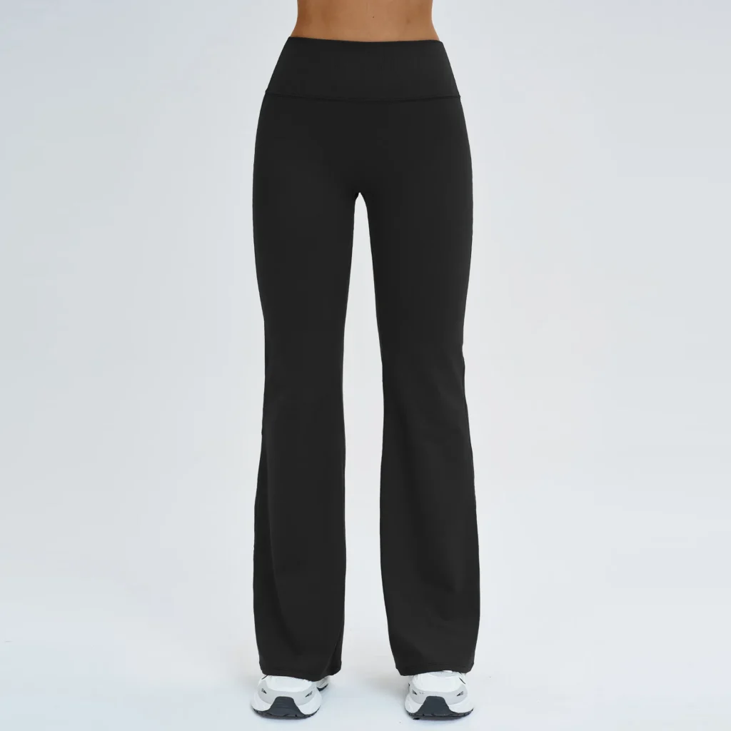 Flared Yoga Pants Manufacturers China Sports Apparel Gymshark Wholesale Clothing