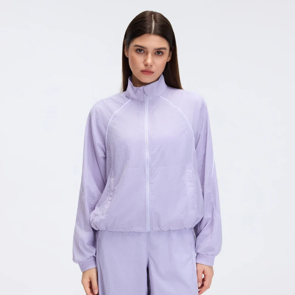 Wholesale Athletic Clothing Light Athletic Jacket Gym Jackets For Women's