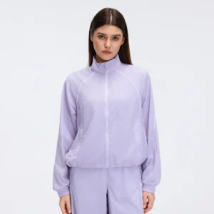 Wholesale Athletic Clothing Light Athletic Jacket Gym Jackets For Women's