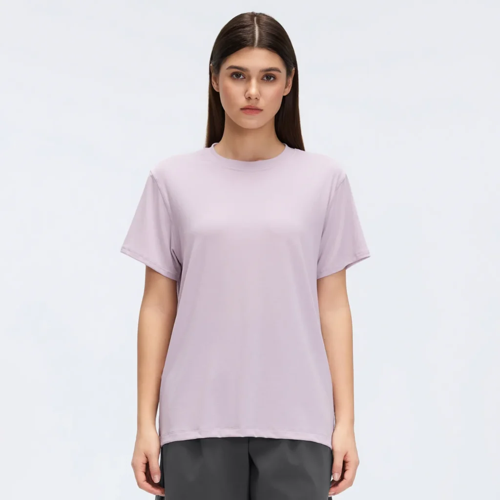 Short Sleeve Yoga Top Gymshark Wholesale Clothing Custom Gym Wear Manufacturers Bulk Workout Shirts