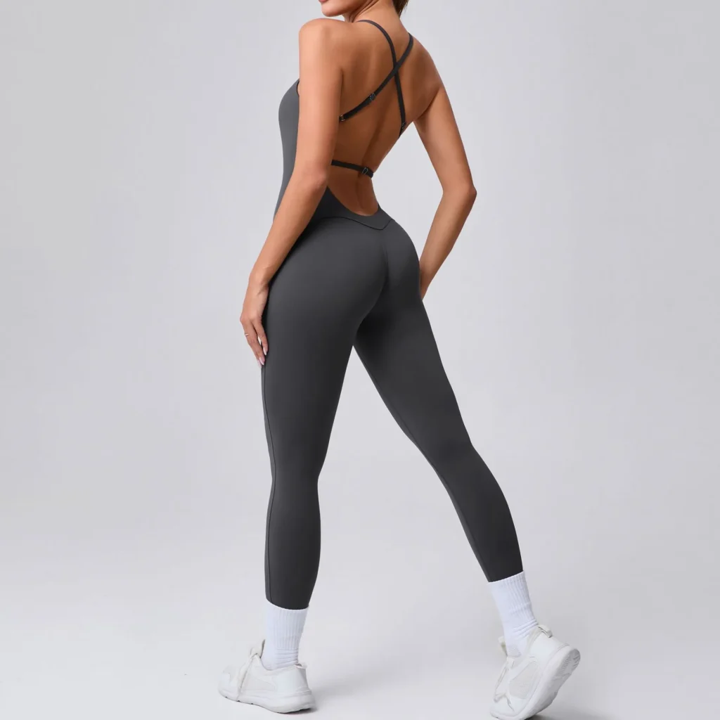 Gym Jumpsuit Long Workout Jumpsuit Manufacturer One Piece Athletic Jumpsuit Skims Jumpsuit