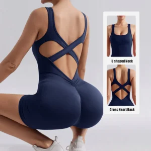 Sport Fitness Jumpsuits Gym Jumpsuit Clothing For Women Yoga Jumpsuit Short