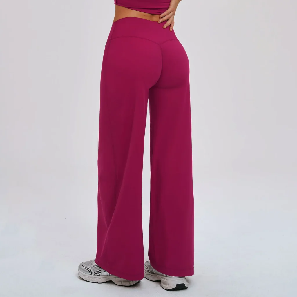 Yoga Pants VS Flared Leggings Flared Yoga Pants Athletic Wear Wholesale Custom Gym Clothing