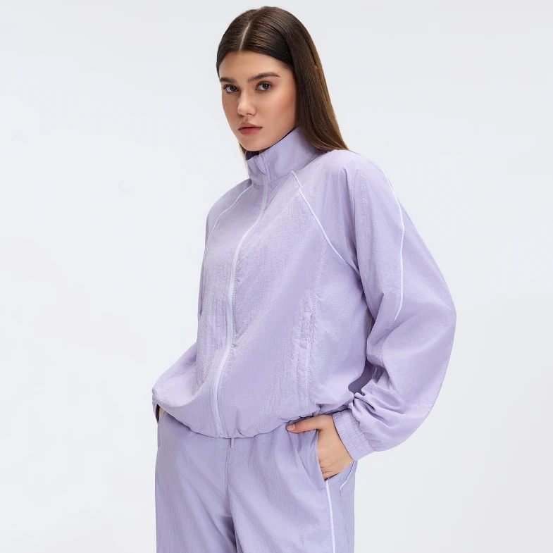 Wholesale Athletic Clothing Light Athletic Jacket Gym Jackets For Women's