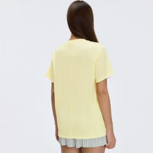 Short Sleeve Yoga Top Gymshark Wholesale Clothing Custom Gym Wear Manufacturers Bulk Workout Shirts