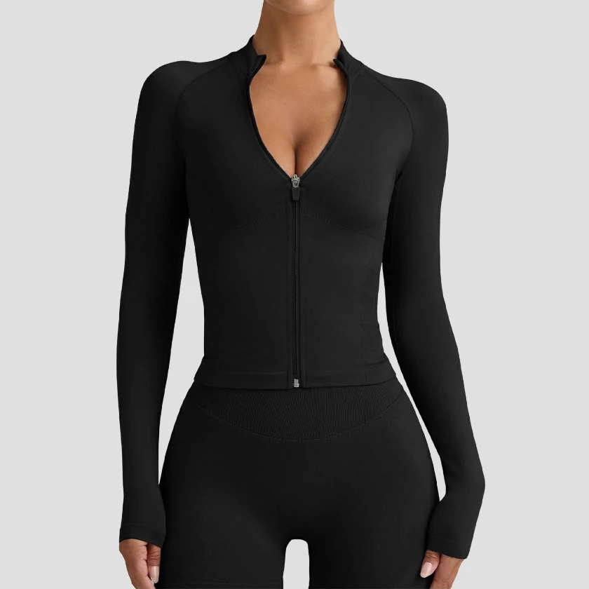 Pink Athletic Jacket Wholesale Athletic Clothing Fitness Clothing Private Label Light Athletic Jacket