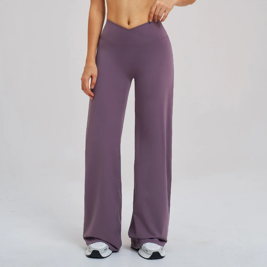 Yoga Pants VS Flared Leggings Private Label Athletic Wear Athletic Apparel Manufacturers China