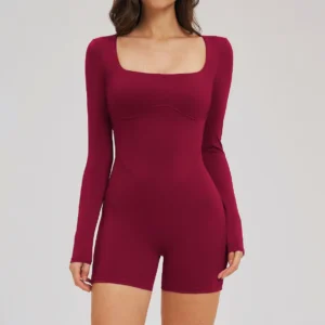 Custom Jumpsuit Clothes For Jumpsuit Gym Supplier Long Sleeve Jumpsuit Athletic