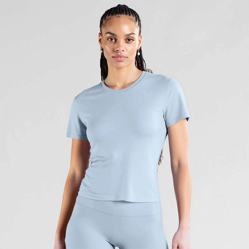 Seamless Athletic Wear Sportswear Articles Short Sleeve Yoga Top Seamless Manufacturer