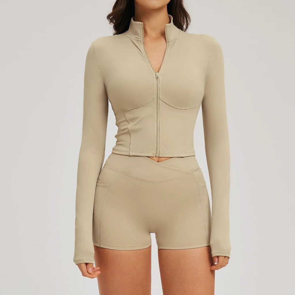 Private Label Athletic Wear Lightweight Workout Jacket Manufacturer Pink Athletic Jacket Custom Workout Wear