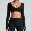 Long Sleeve Crop Tops Wholesale Womens Sportswear Long Sleeve Crop Sportswear Athletic Clothing Manufacturer Long Sleeve Crop Tops Wholesale Womens Sportswear Long Sleeve Crop Sportswear Athletic Clothing Manufacturer