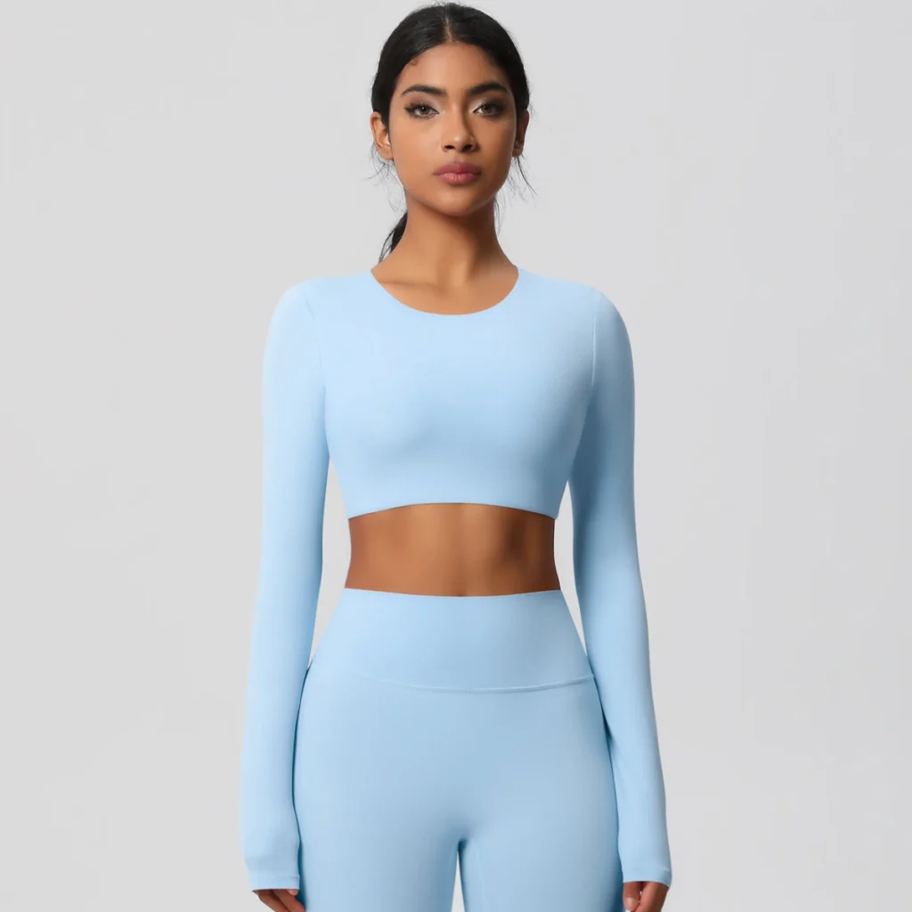 Sparks Clothing Slim Fit Long Sleeve Yoga Tops Sports Apparel Manufacturers China