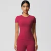 Sportswear Articles Short Sleeve Yoga Top Private Label Fitness Clothing Manufacturers Sportswear Articles Short Sleeve Yoga Top Private Label Fitness Clothing Manufacturers