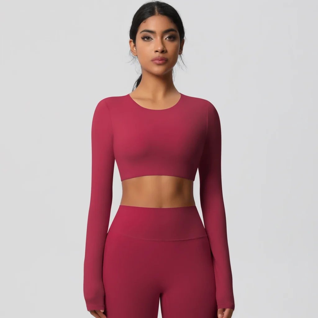 Sparks Clothing Slim Fit Long Sleeve Yoga Tops Sports Apparel Manufacturers China