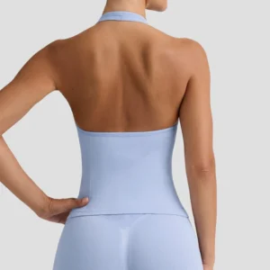 Halter Bra Sportswear Athletic Tank Tops Personalised Workout Tanks Suppliers Sports Set Top Seamless