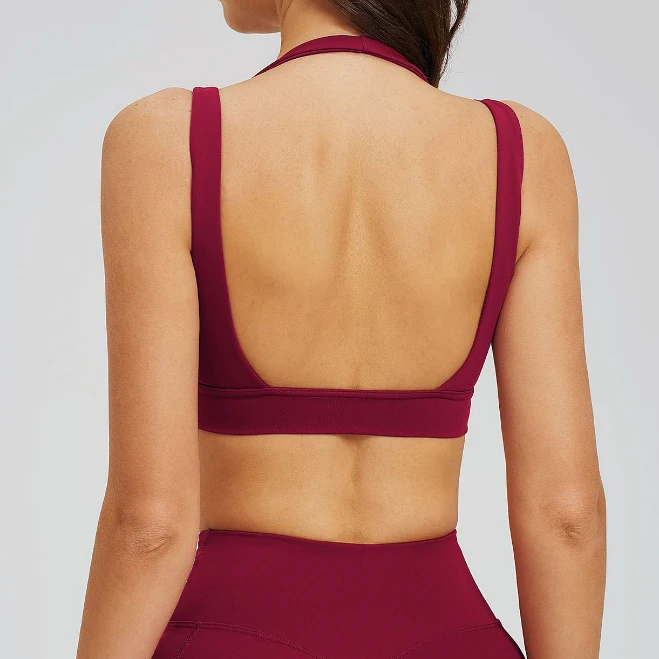 Wholesale Sports Bras Spark Clothing Brand Built in Pads Sports Bra Best Material For Bras