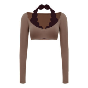 Custom Gym Clothing Ladies Gym Wear Manufacturer Sportswear Material Suppliers Halter Bra Sportswear