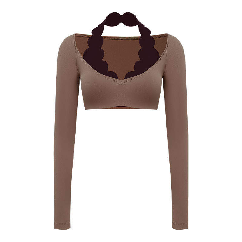 Custom Gym Clothing Ladies Gym Wear Manufacturer Sportswear Material Suppliers Halter Bra Sportswear