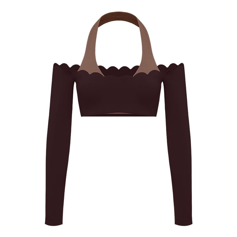 Factory Sportswear Long Sleeve Crop Tops Wholesale Womens Sportswear Personalized Workout Shirts