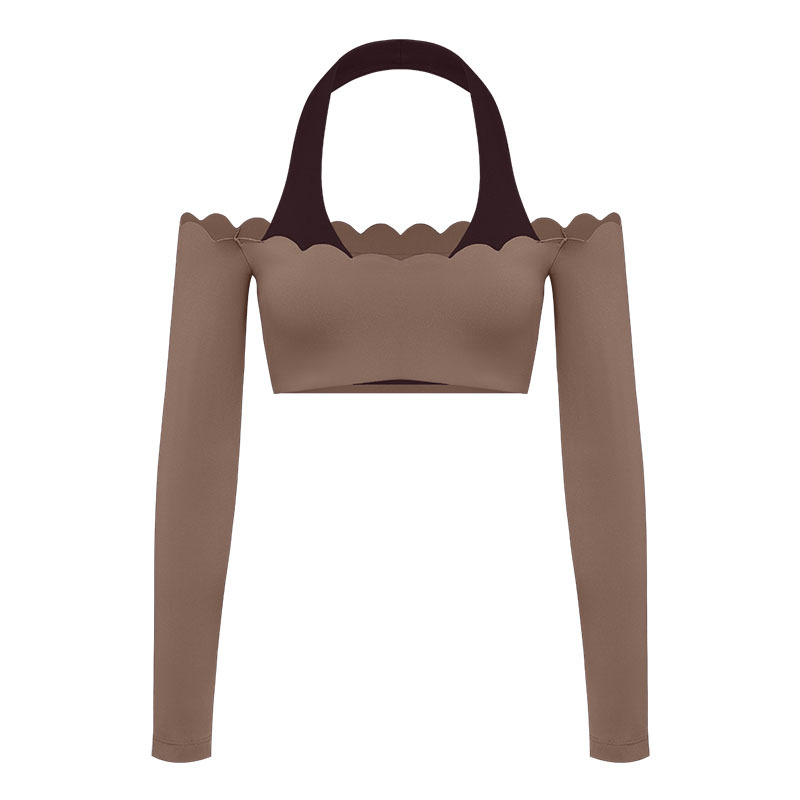 Factory Sportswear Long Sleeve Crop Tops Wholesale Womens Sportswear Personalized Workout Shirts