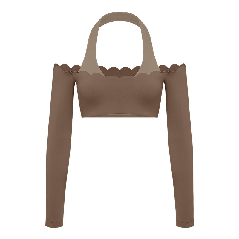 Factory Sportswear Long Sleeve Crop Tops Wholesale Womens Sportswear Personalized Workout Shirts