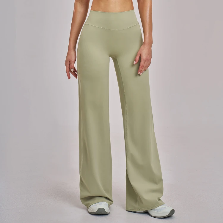 Custom Athletic Apparel Yoga Pants VS Flared Leggings Private Label Athletic Wear Manufacturers