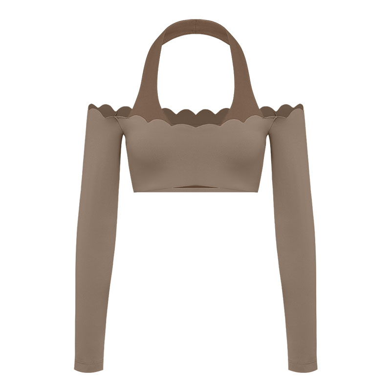 Factory Sportswear Long Sleeve Crop Tops Wholesale Womens Sportswear Personalized Workout Shirts