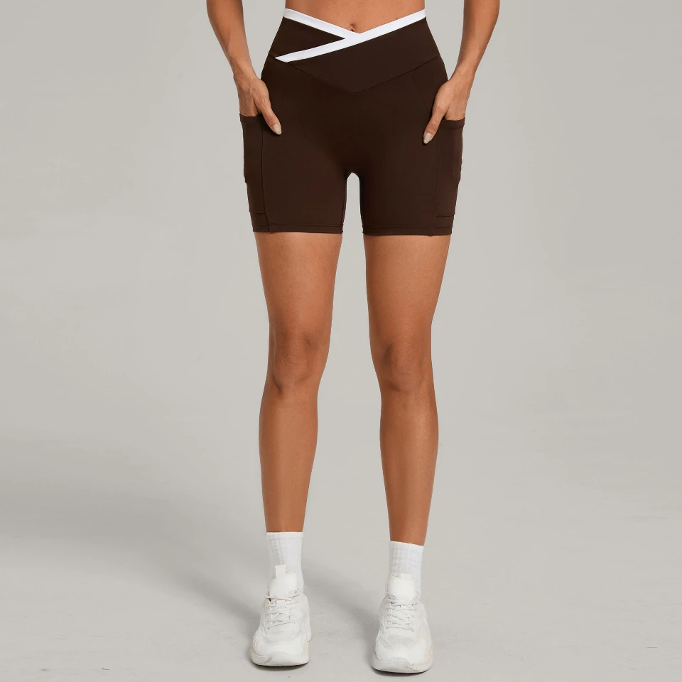 Booty Shorts Activewear Sport Shorts Wholesale Ruched Shorts Sport Fitness Apparel Manufacturers