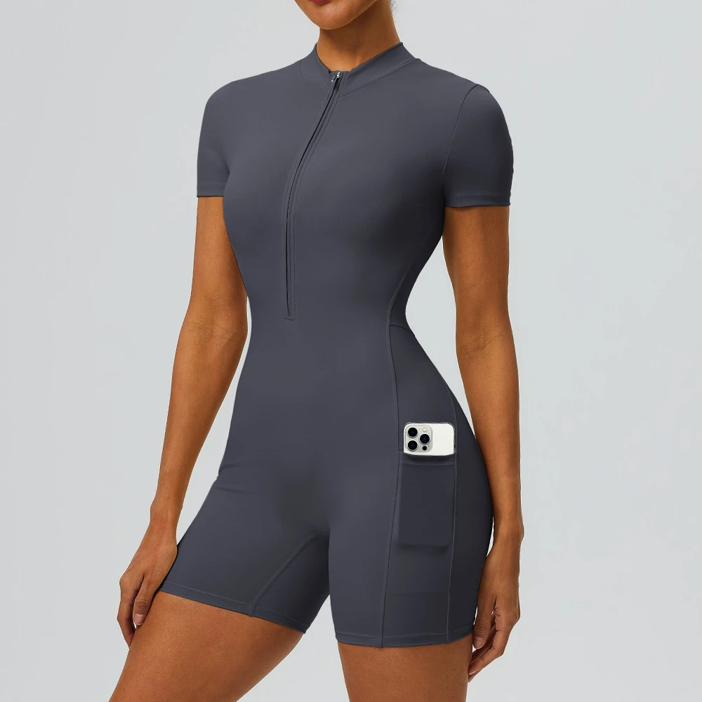 Activewear Jumpsuits Workout Jumpsuit Manufacturer One Piece Athletic Jumpsuit Custom Jumpsuits