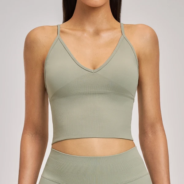 Seamless Activewear Sportswear Tank Top Custom Fitness Apparel Manufacturer