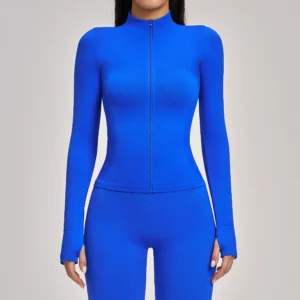 Jackets With Thumb Holes Women Wholesale Athletic Clothing Light Athletic Jacket