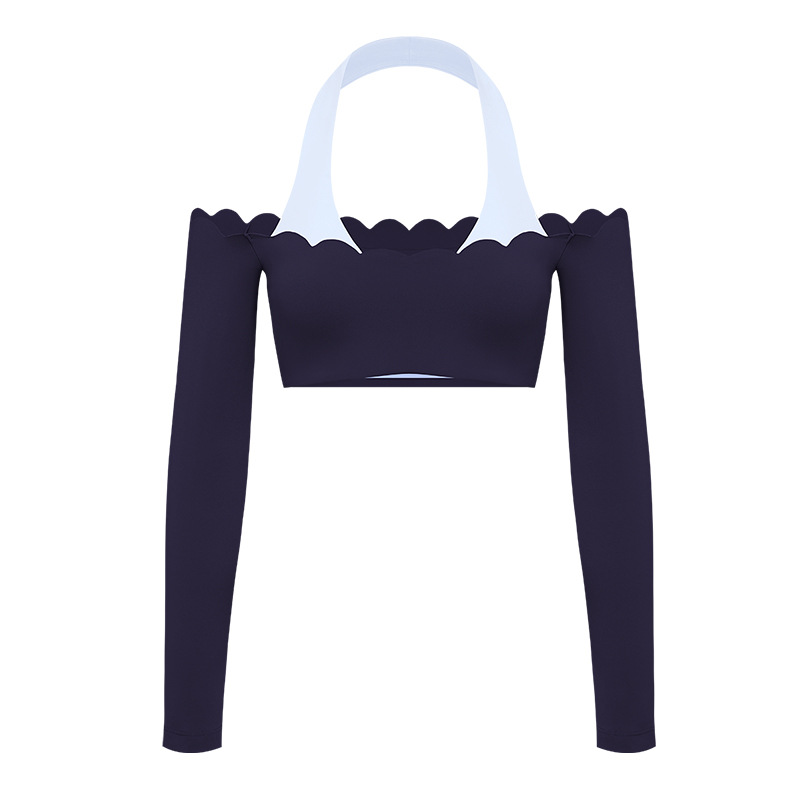 Factory Sportswear Long Sleeve Crop Tops Wholesale Womens Sportswear Personalized Workout Shirts