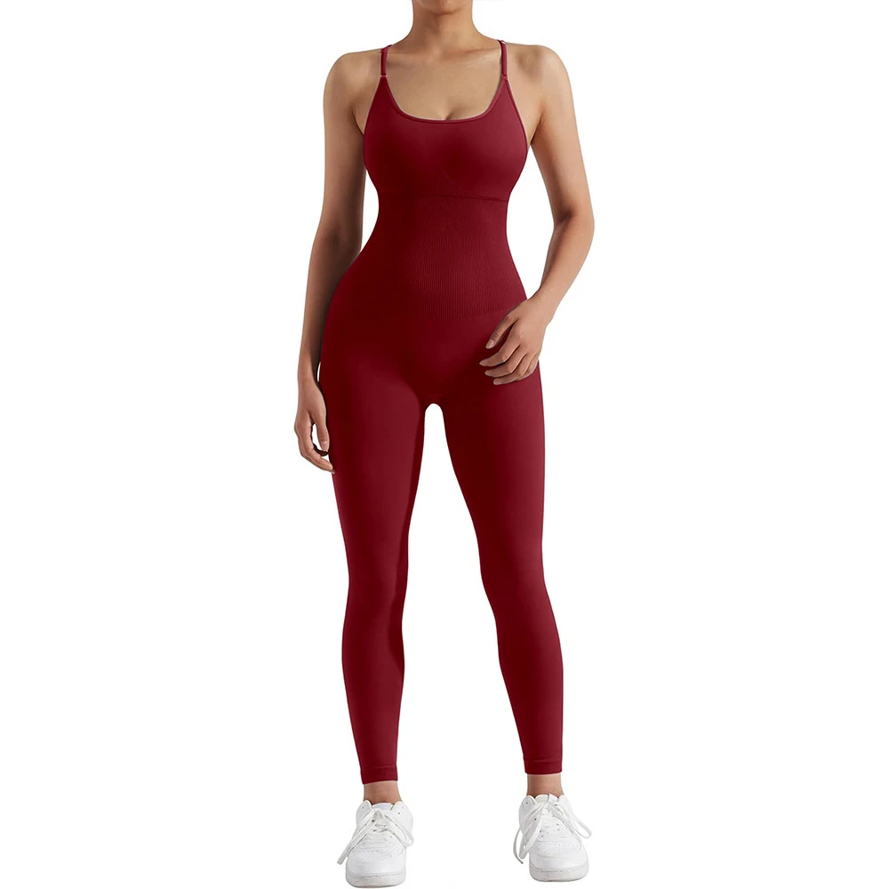Clothes For Fitness Jumpsuit Workout Jumpsuit Manufacturer One Piece Athletic Jumpsuit Gym Jumpsuit Long