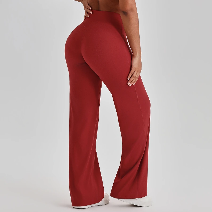 Yoga Pants VS Flared Leggings Private Label Athletic Wear Manufacturers Workout Clothes Supplier