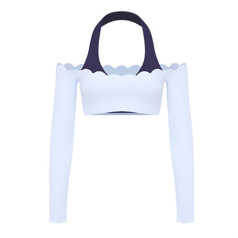 Factory Sportswear Long Sleeve Crop Tops Wholesale Womens Sportswear Personalized Workout Shirts