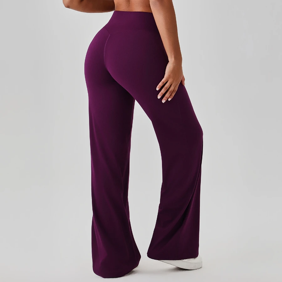Yoga Pants VS Flared Leggings Private Label Athletic Wear Manufacturers Workout Clothes Supplier