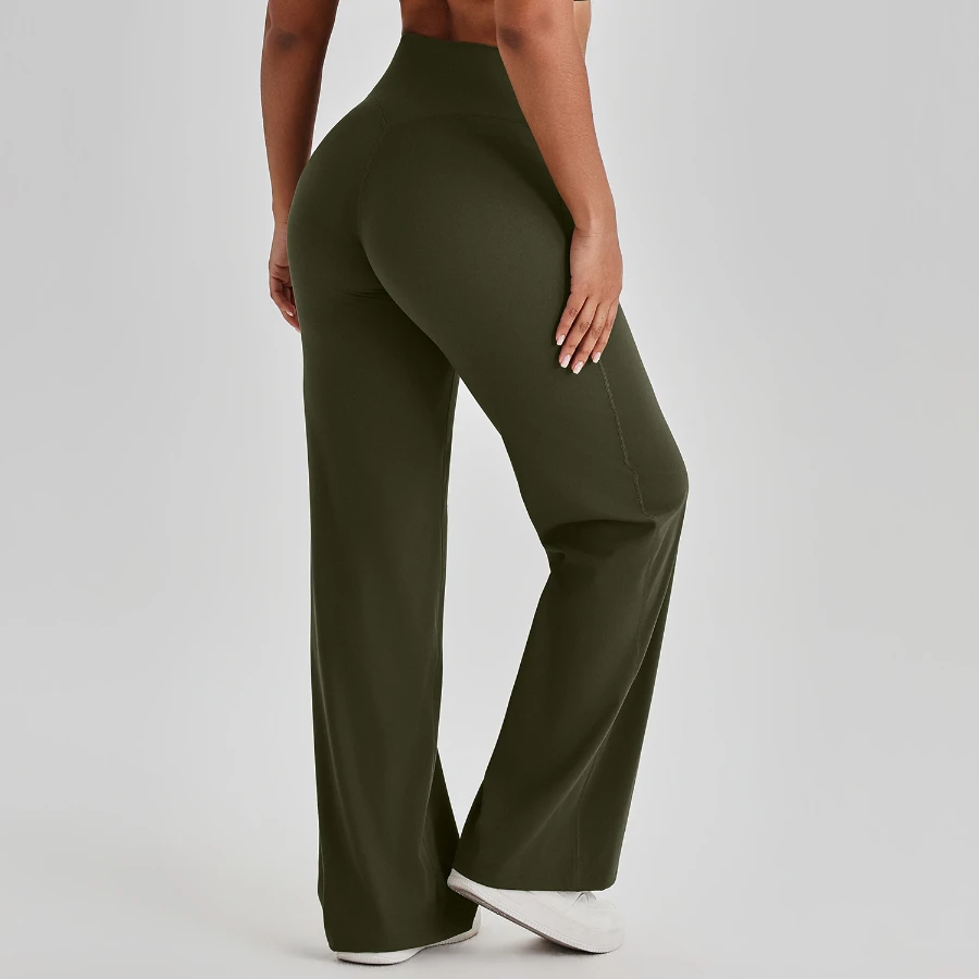 Yoga Pants VS Flared Leggings Private Label Athletic Wear Manufacturers Workout Clothes Supplier