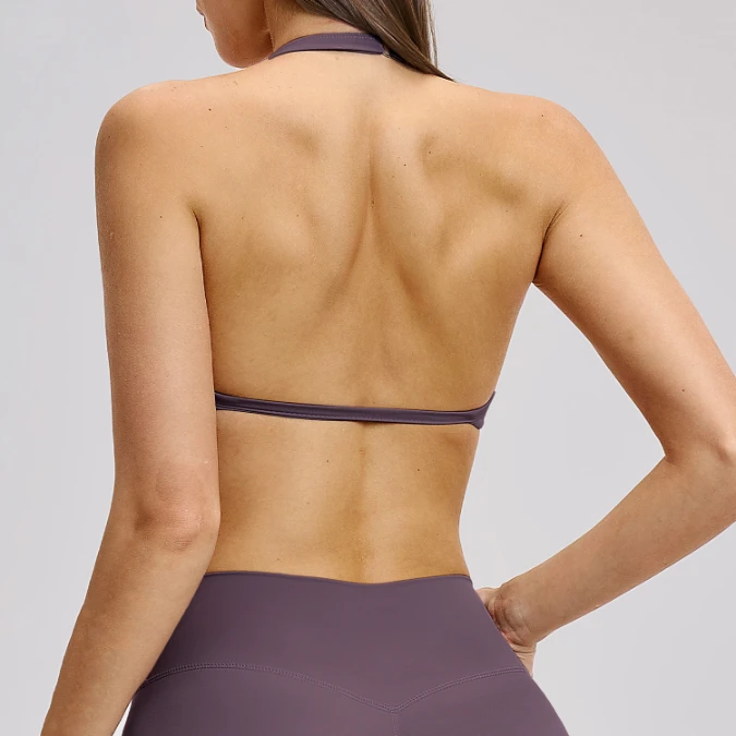 Halter Bra Sportswear Bulk Sports Bras Activewear Vendors Sport Bra Outfit Suppliers