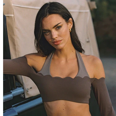 Factory Sportswear Long Sleeve Crop Tops Wholesale Womens Sportswear Personalized Workout Shirts