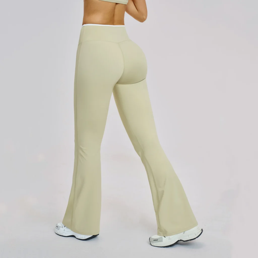 Yoga Pants VS Flared Leggings Unbranded Gym Clothing Wholesale Flared Yoga Pants